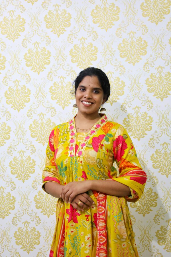 Pure Rayon Cotton Digital Print 3 Piece kurti