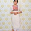 Chicken Kari with Ajrak Patching Top