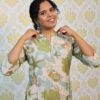 Vatigan a Line Block Printed Top